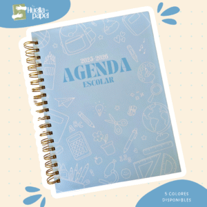Agenda Colorcitos Azul *Sin personalización*